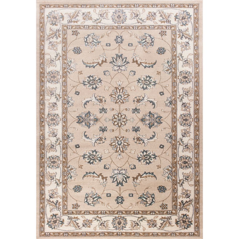 KAS AVA5609 Avalon 5 Ft. 3 In. X 7 Ft. 7 In. Rectangle Rug in Neutrals
